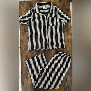Cotton On Black and White Patterned Kids set